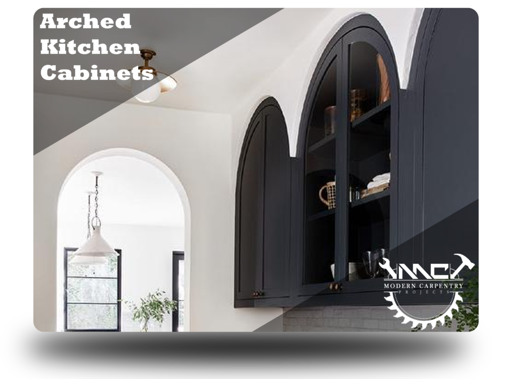 kitchen arched cabinet