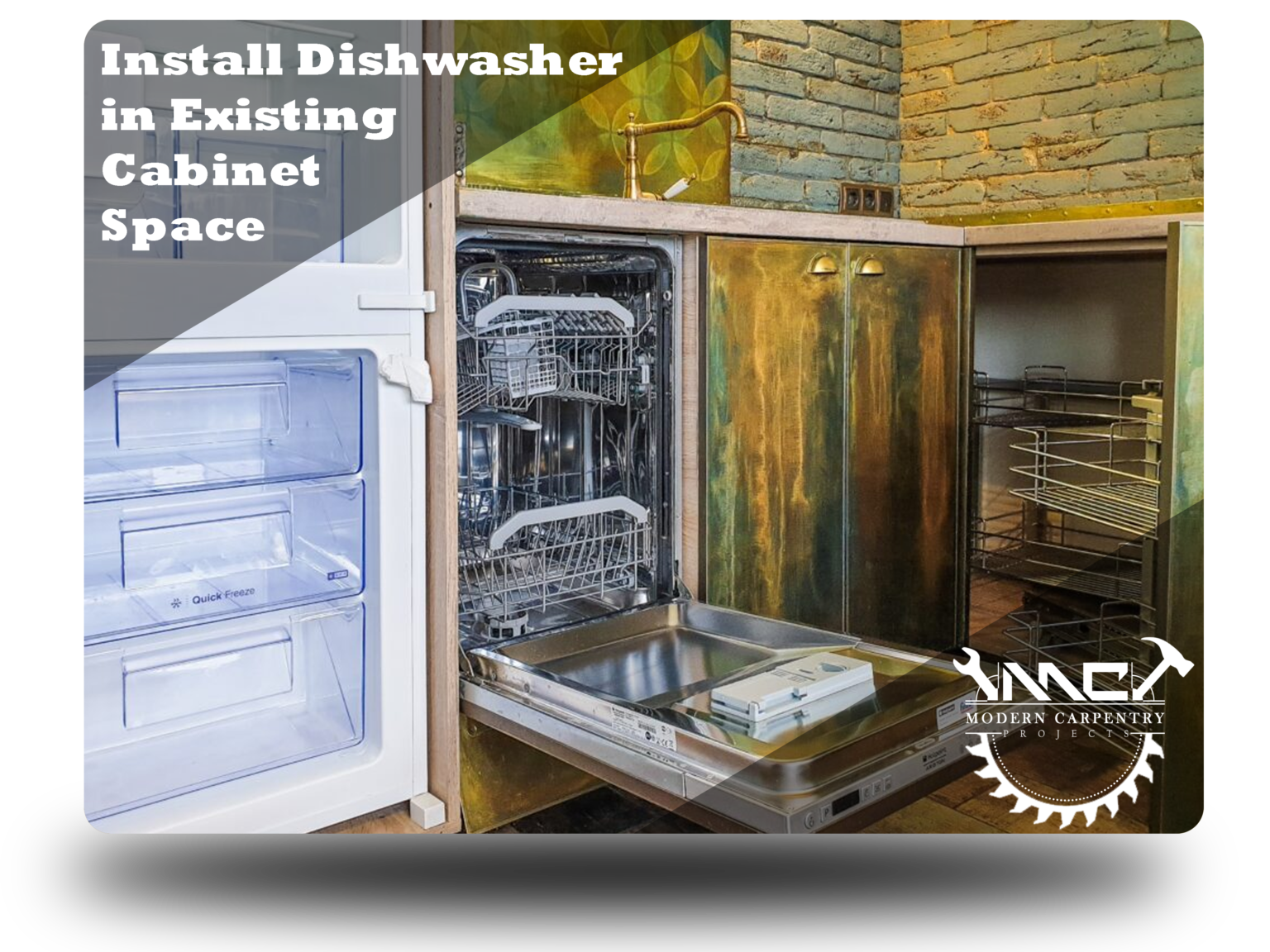 Installing a Dishwasher in Existing Modern Carpentry LLC